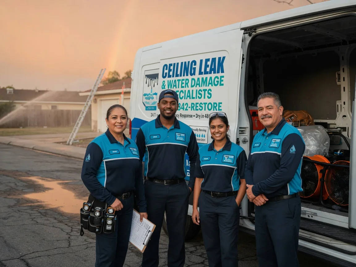 Ceiling Leak Cleanup company in Reeseville, WI