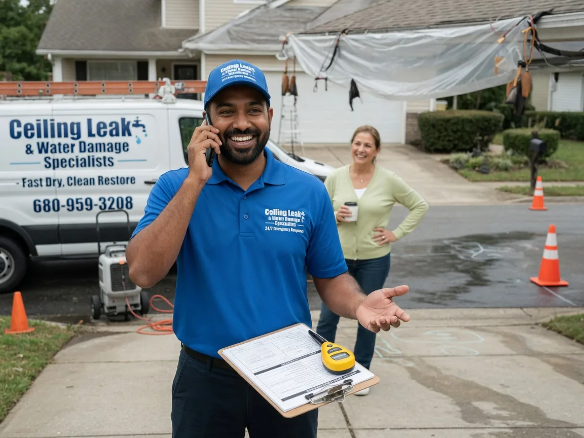 Ceiling Leak Cleanup Reeseville, WI FAQs